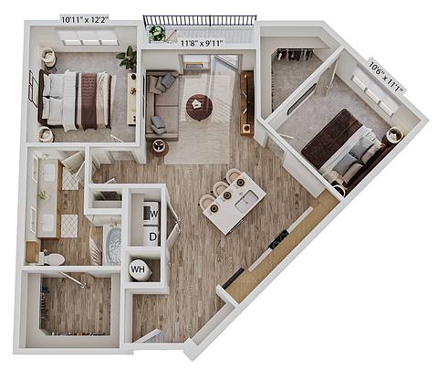 Floorplan B1 layout