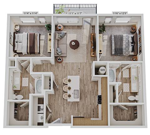 Floorplan B4 layout