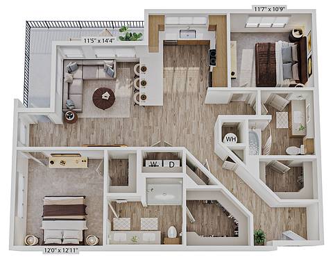 Floorplan B7 layout