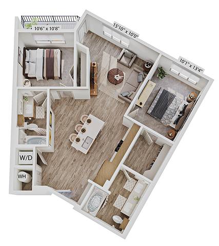 Floorplan B2 layout