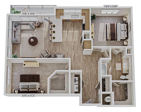 Floorplan B6 layout