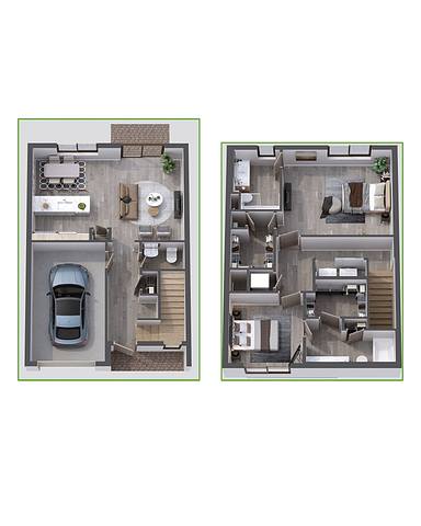 Floorplan Amber layout