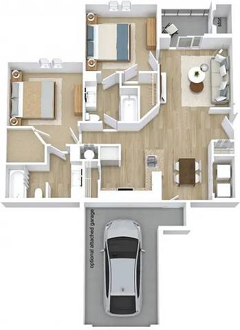 Floorplan Monterey layout