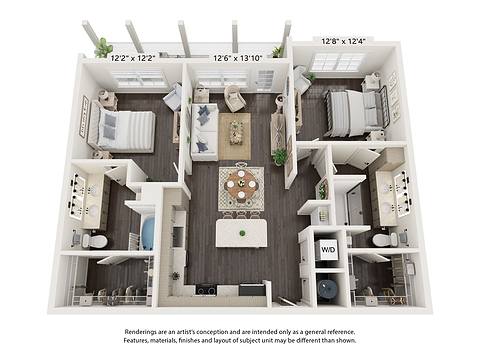 Floorplan Fieldstone layout