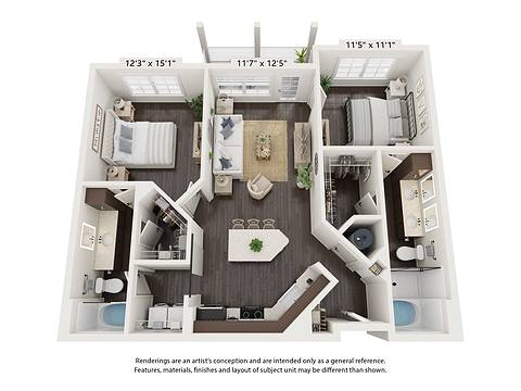 Floorplan Harvest layout