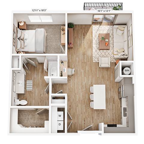 Floorplan A7 layout