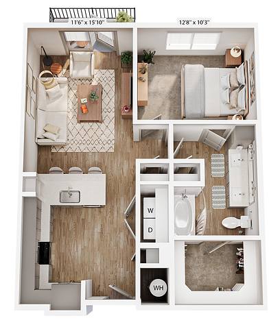 Floorplan A3 - Attainable layout