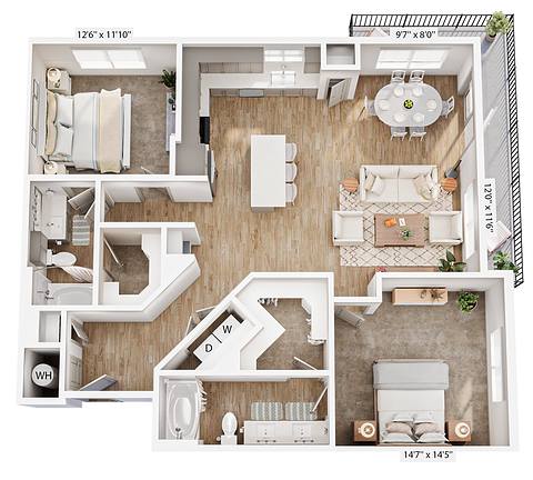 Floorplan B3 layout
