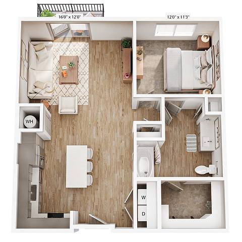Floorplan A6 layout