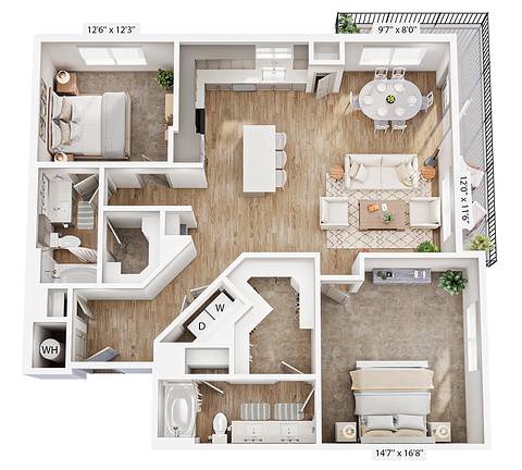 Floorplan B6 layout