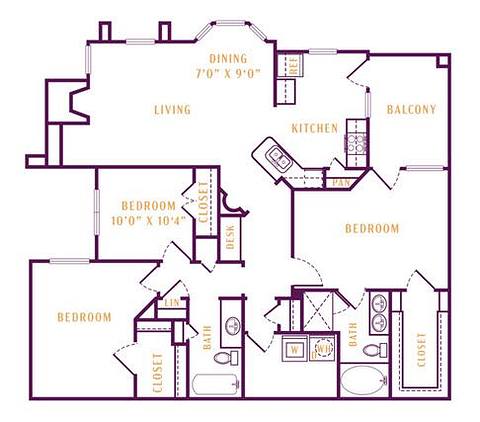 Floorplan C2 layout