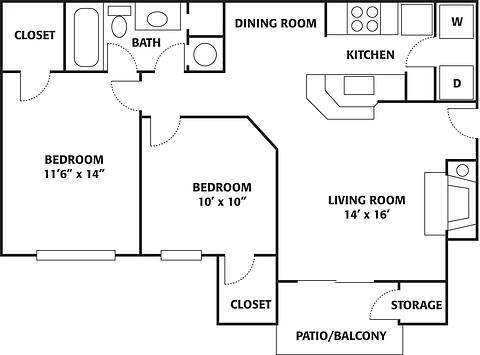 Floorplan B1 layout