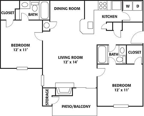 Floorplan B2 layout