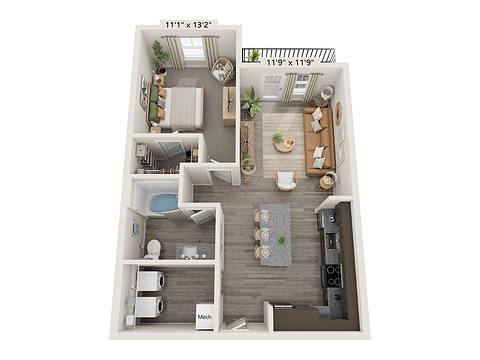 Floorplan A1 layout