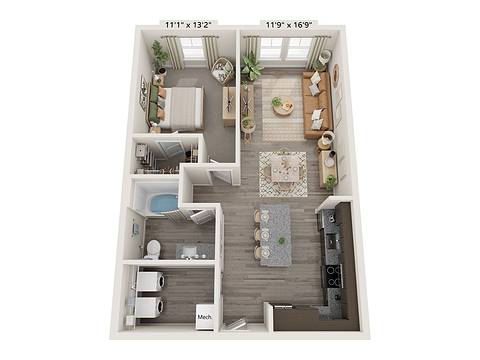 Floorplan A2 layout