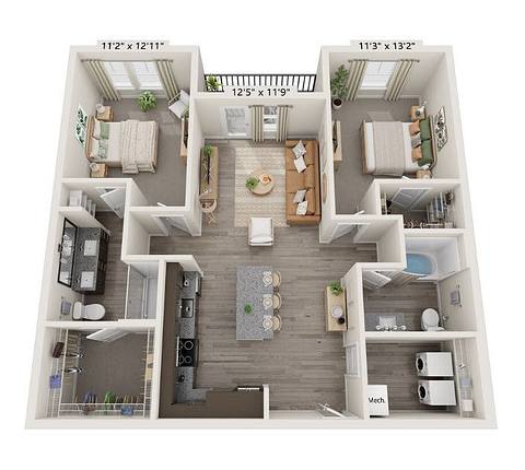 Floorplan B2 layout