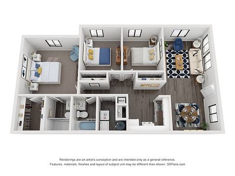 Floorplan Kennedy layout