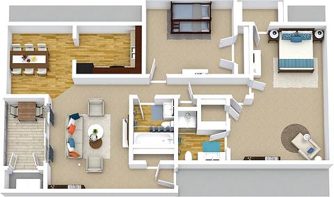 Floorplan Amelia layout