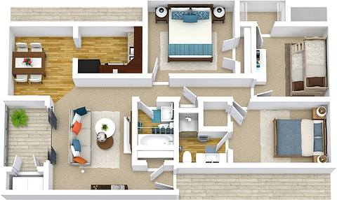Floorplan St. Augustine layout