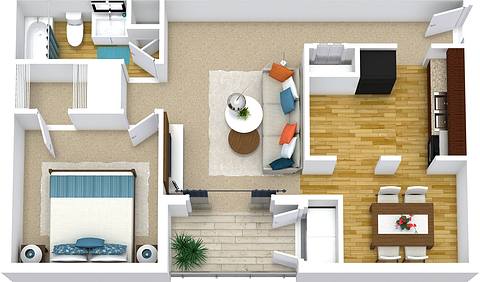 Floorplan Cape layout