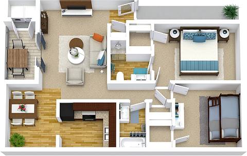 Floorplan Sanibel layout