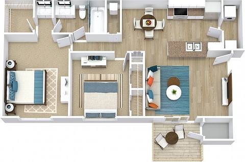Floorplan Cape Meares layout