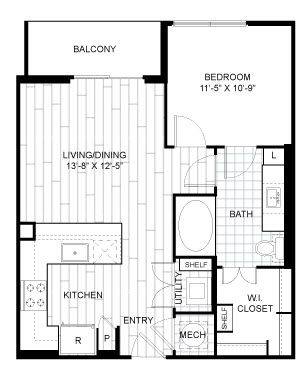 Floorplan P1A layout
