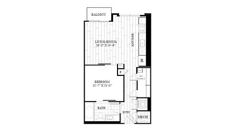 Floorplan P1C layout