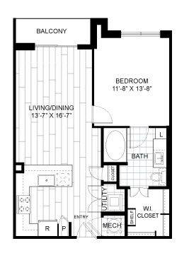 Floorplan 1D layout