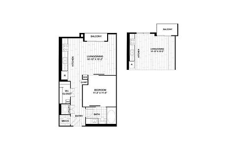 Floorplan P1M layout