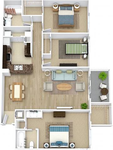 Floorplan Kingsmill layout