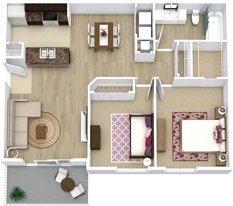 Floorplan Bay Hill layout