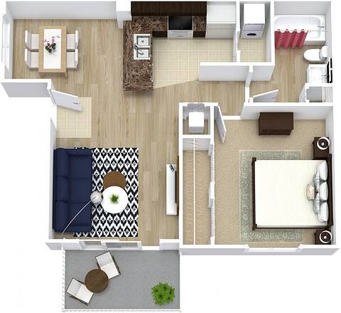 Floorplan Augusta layout
