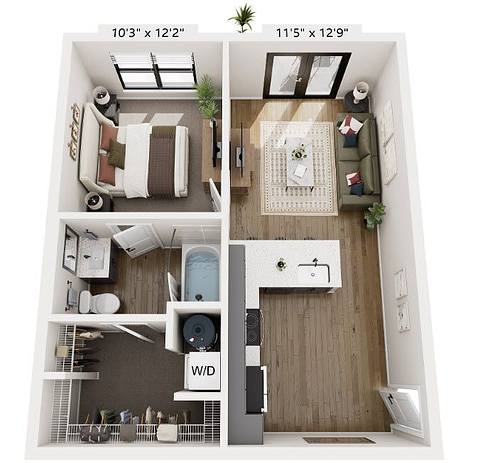 Floorplan A1 layout