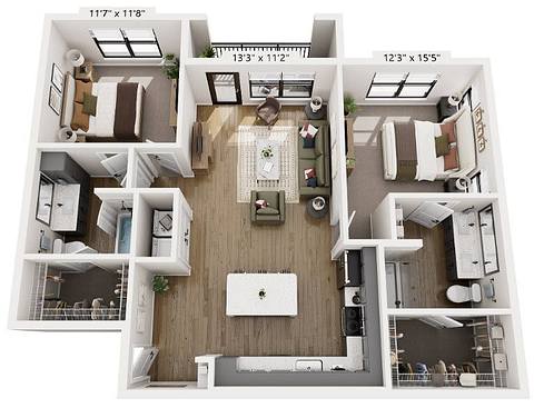 Floorplan B1 layout
