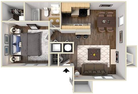 Floorplan The Chelsea layout