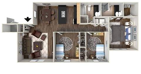 Floorplan The Avondale layout
