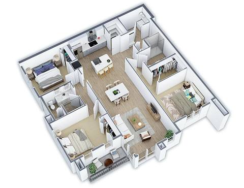 Floorplan C1 layout