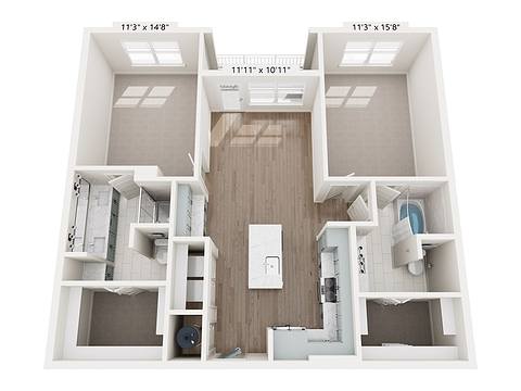 Floorplan B1.2 layout