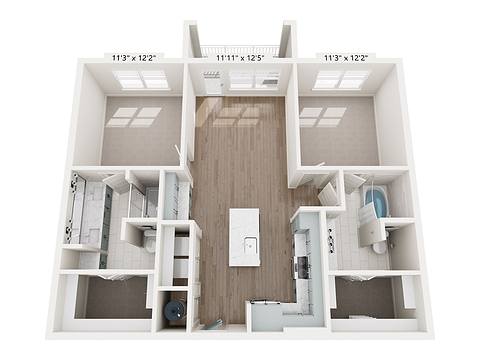 Floorplan B1.0 layout