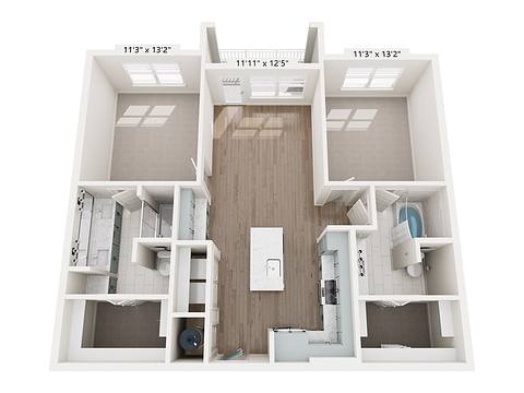 Floorplan B1.1 layout