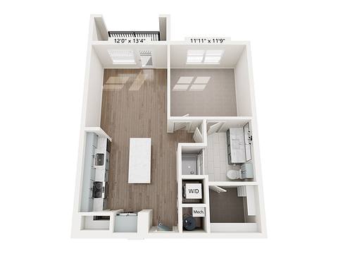 Floorplan A1.50 layout