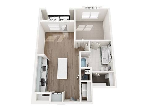 Floorplan A2.6 layout