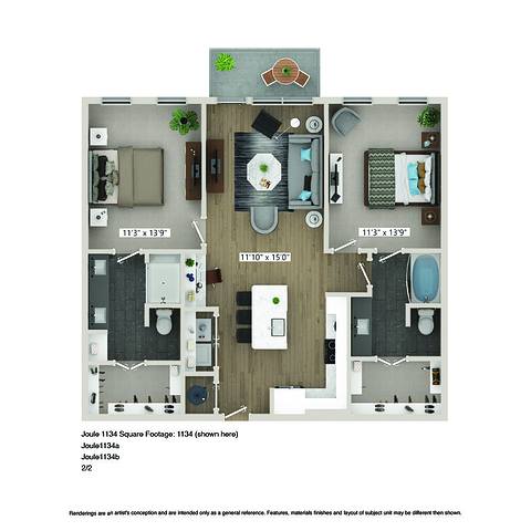 Floorplan B1.1 layout