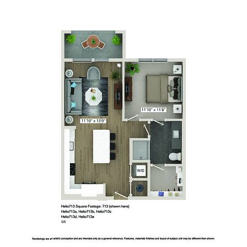 Floorplan A1.51 layout