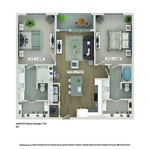 Floorplan B1.2 layout