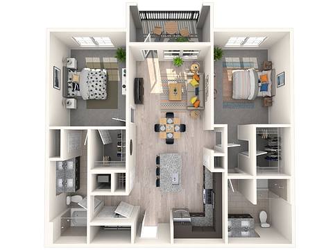 Floorplan Mahogany layout