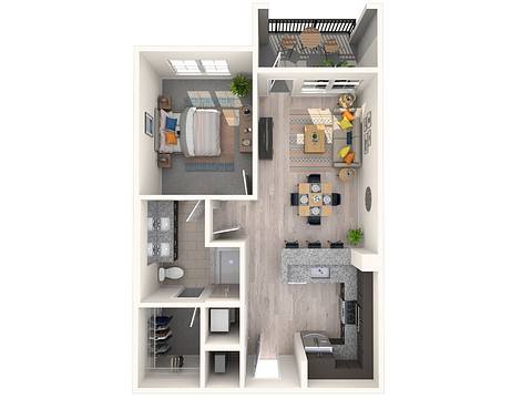 Floorplan Rose layout