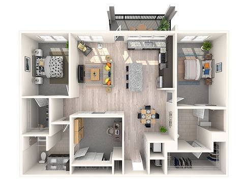 Floorplan Merlot layout