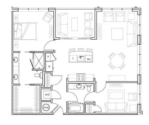 Floorplan Archibald layout